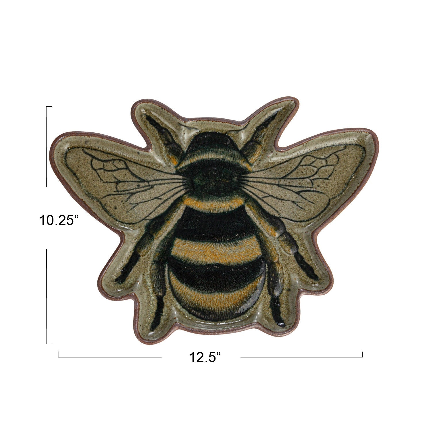 Stoneware Bee Plate