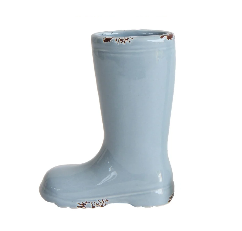 Stoneware Boot Vase