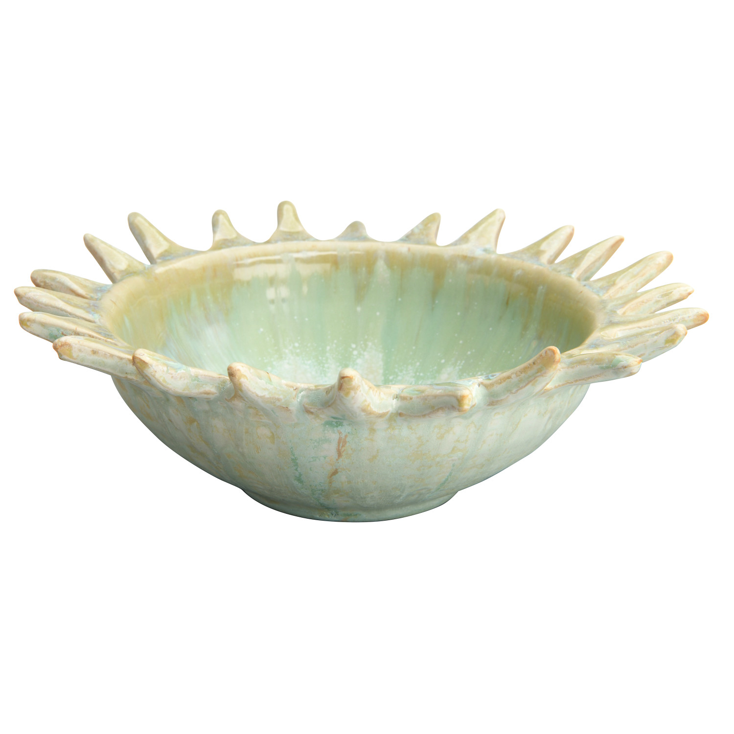 Stoneware Sunburst Bowl
