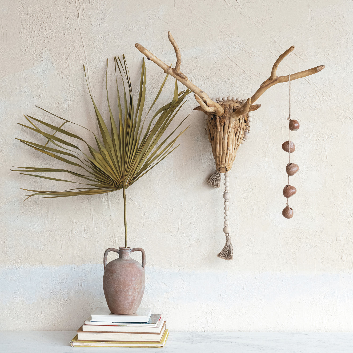 Teakwood Tree Root Deer Head