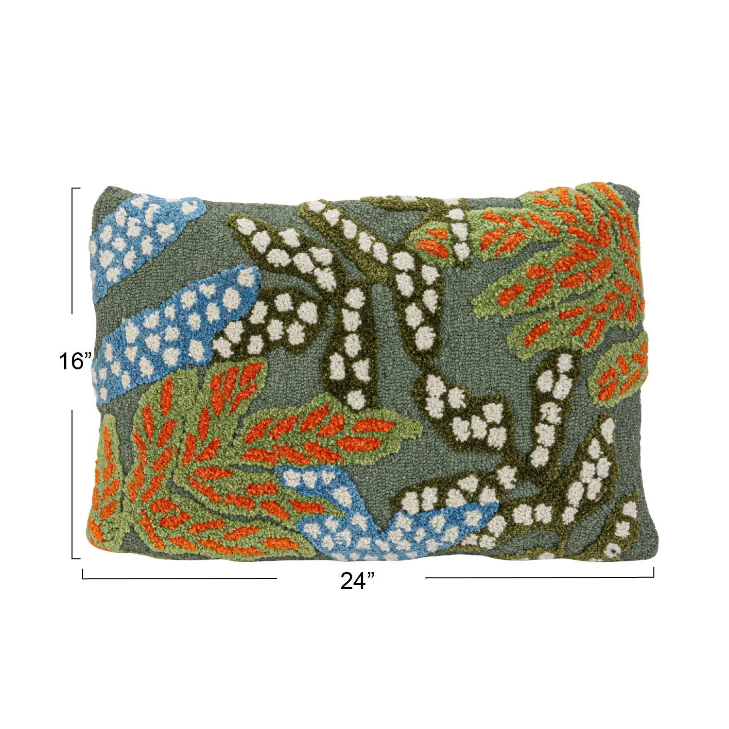 Tufted Botanicals Indoor / Outdoor Pillow