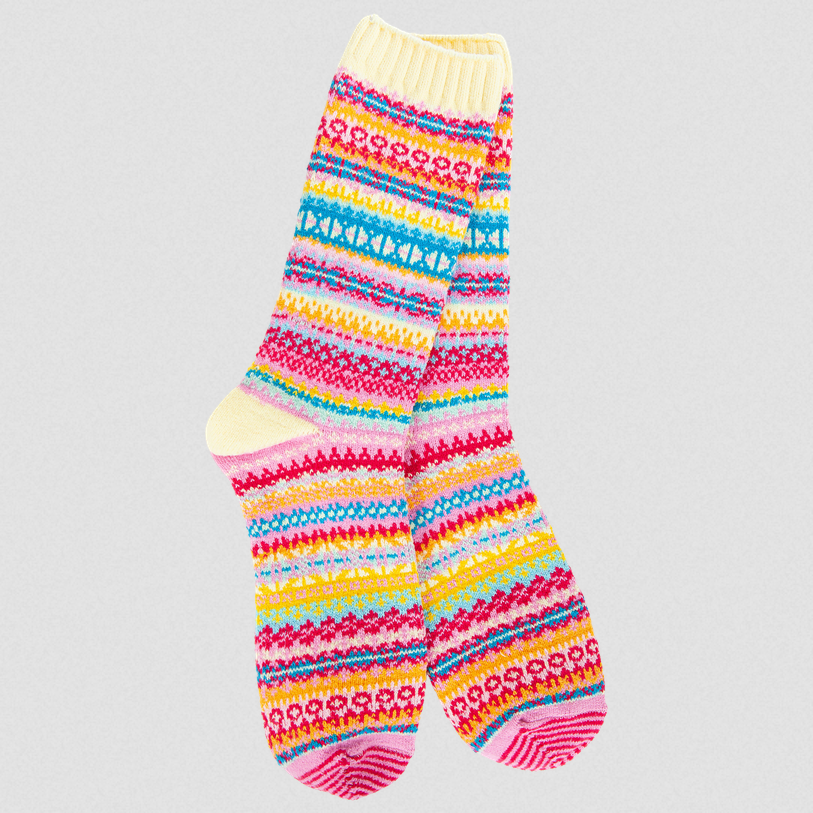 Weekend Nordic Crew Socks / Click for Colors