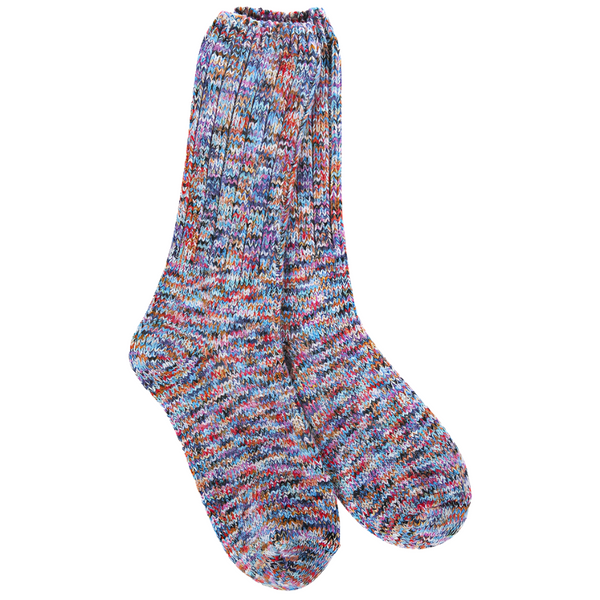 Weekend Rag Crew Socks Indigo