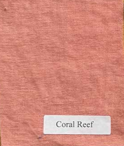 The 3/4 Sleeve Split Back Top from Cut Loose Coral Reef Swatch