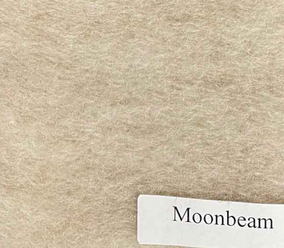 Cut Loose's Boiled Wool Zip Front Vest in Moonbeam