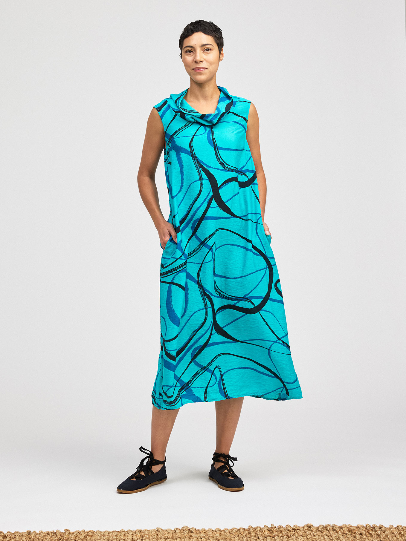 cut loose dresses Bubble Dress Blue Gingham Eveline Street Clothing Made from lightweight Dresses Leon & Lulu