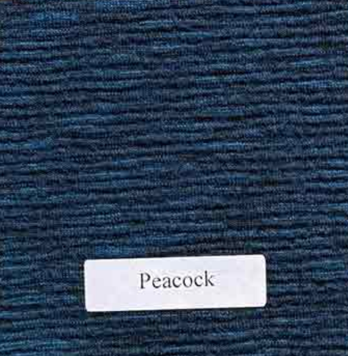 Cut Loose's Crimped Fabric Funnel Pullover Peacock Swatch