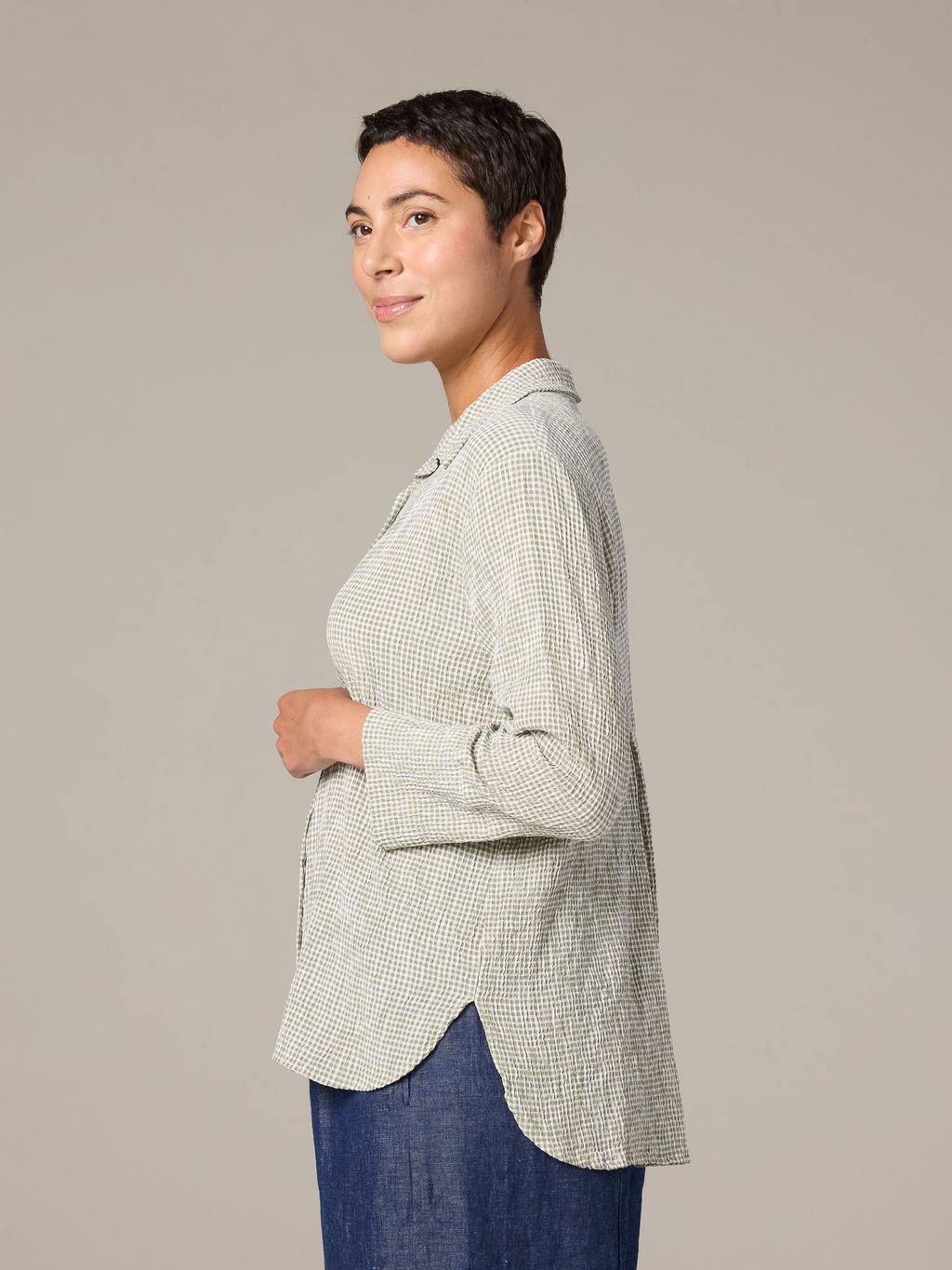 The Crop Easy Shirt from Cut Loose