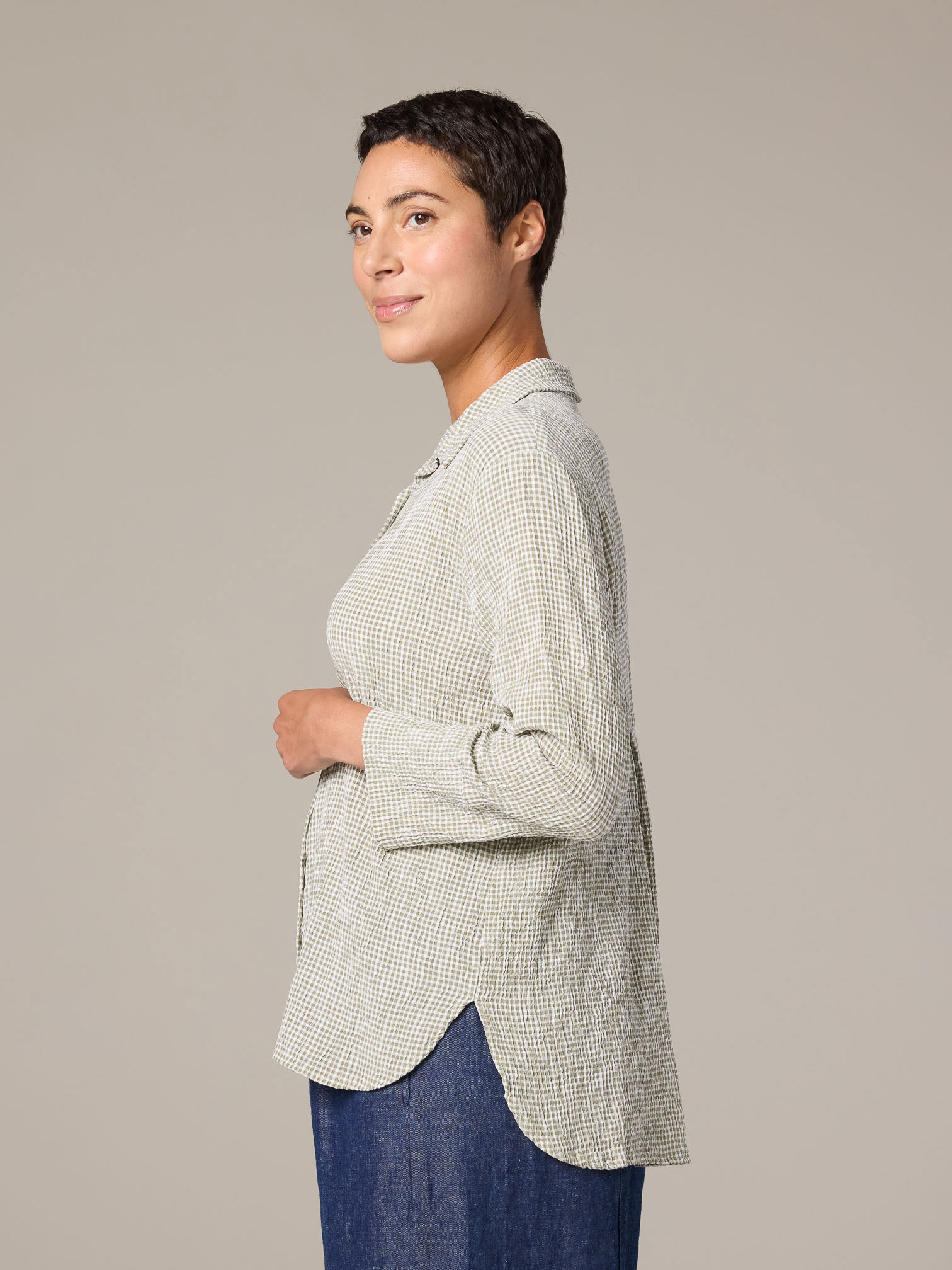 The Crop Easy Shirt from Cut Loose