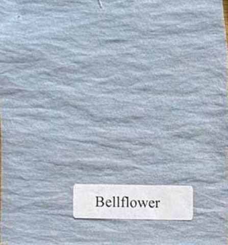 The Crop Sleeve Swing Top from Cut Loose Bellflower Swatch