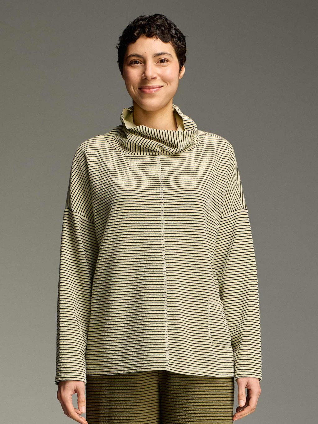 The Cut Loose Funnel Pullover 
