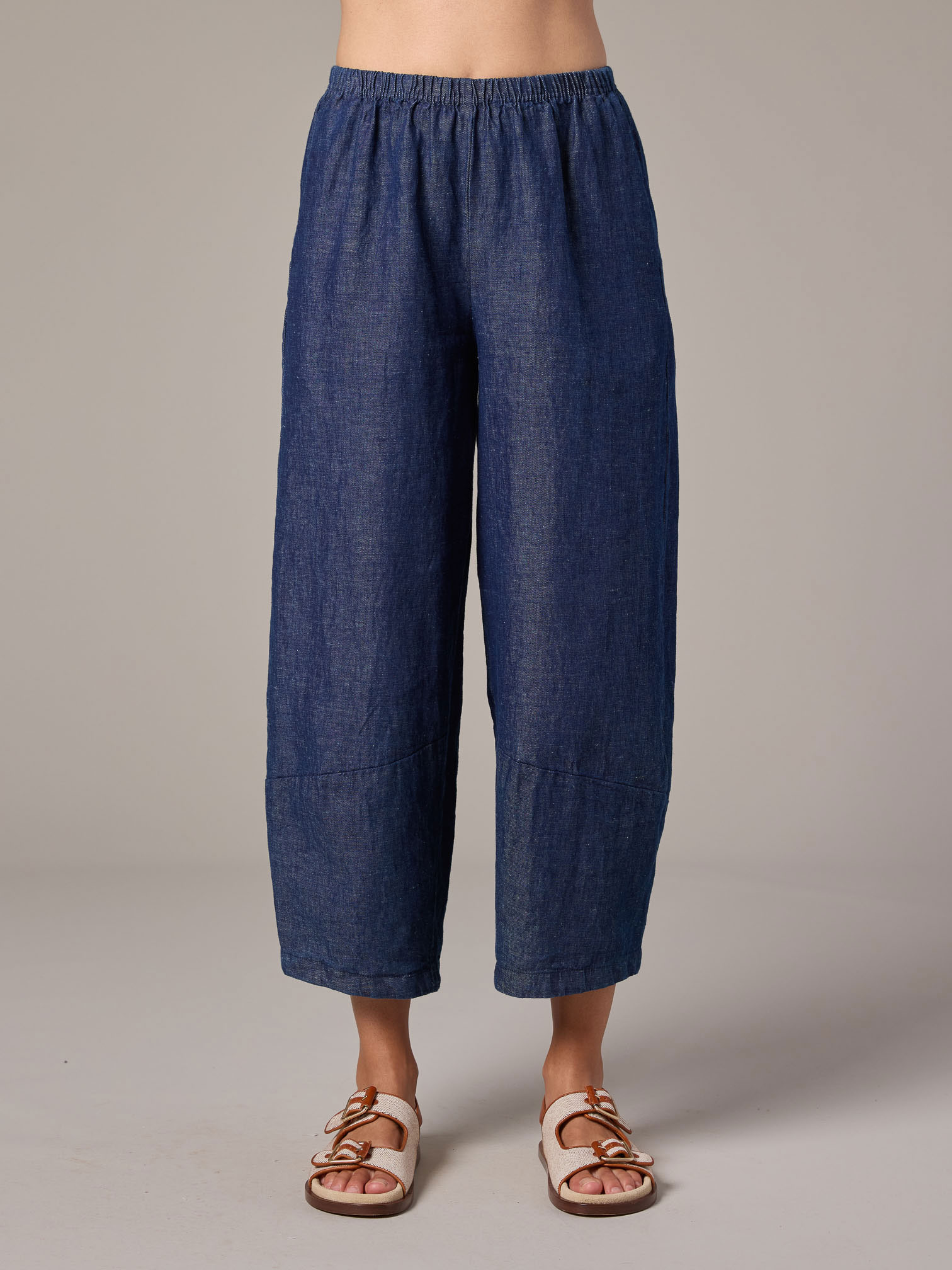 Cut Loose's flax Denim Lantern Pant