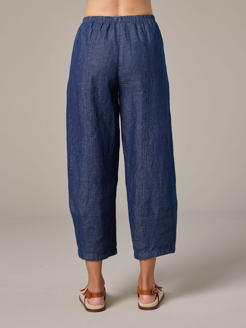 Cut Loose's flax Denim Lantern Pant