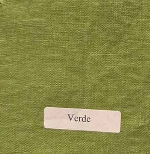 Cut Loose Linen Shirt Dress Verde