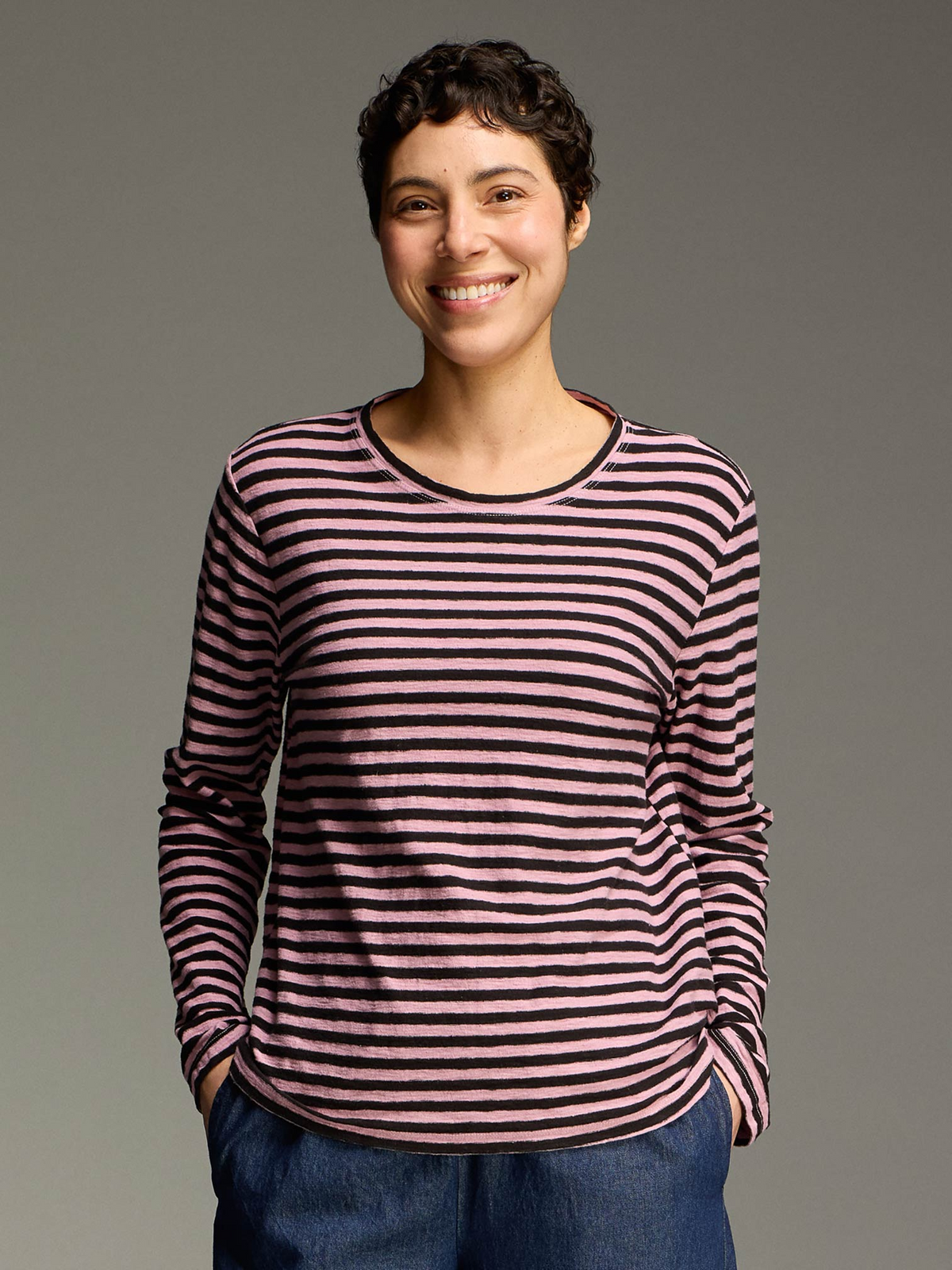 The Long Sleeve Easy Tee from Cut Loose