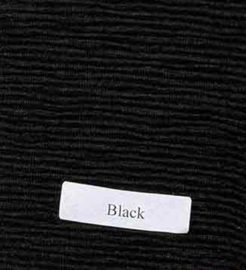 Cut Loose's crimped fabric Midi A-Line Skirt Black Swatch