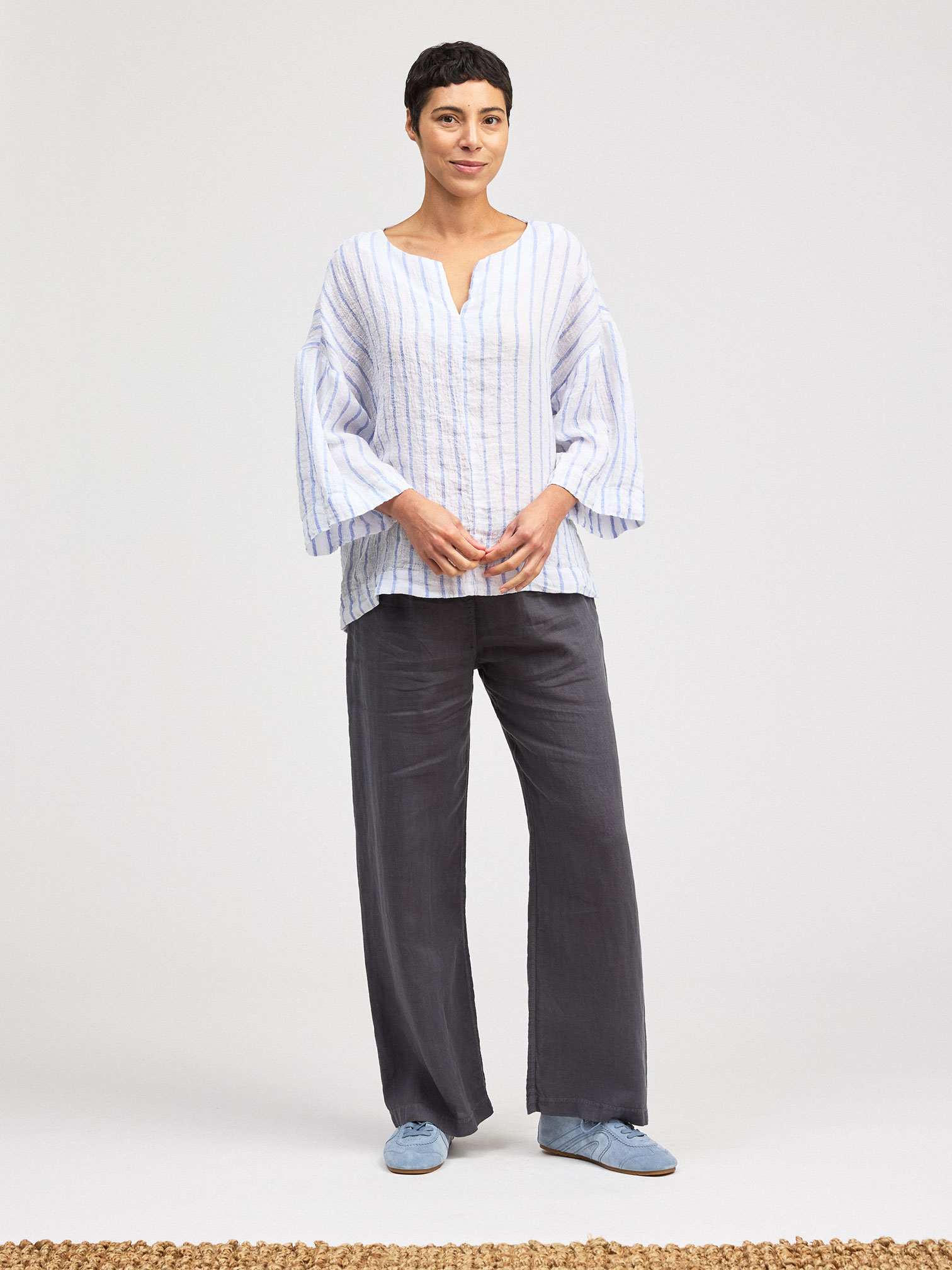 The Split Neck Pullover from Cut Loose in Laundered