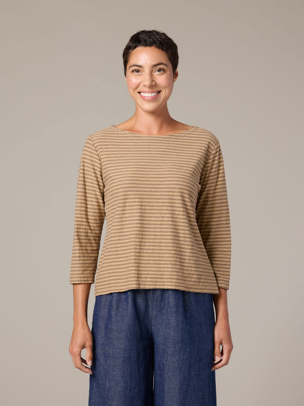 Cut Loose's Striped Boatneck Tee