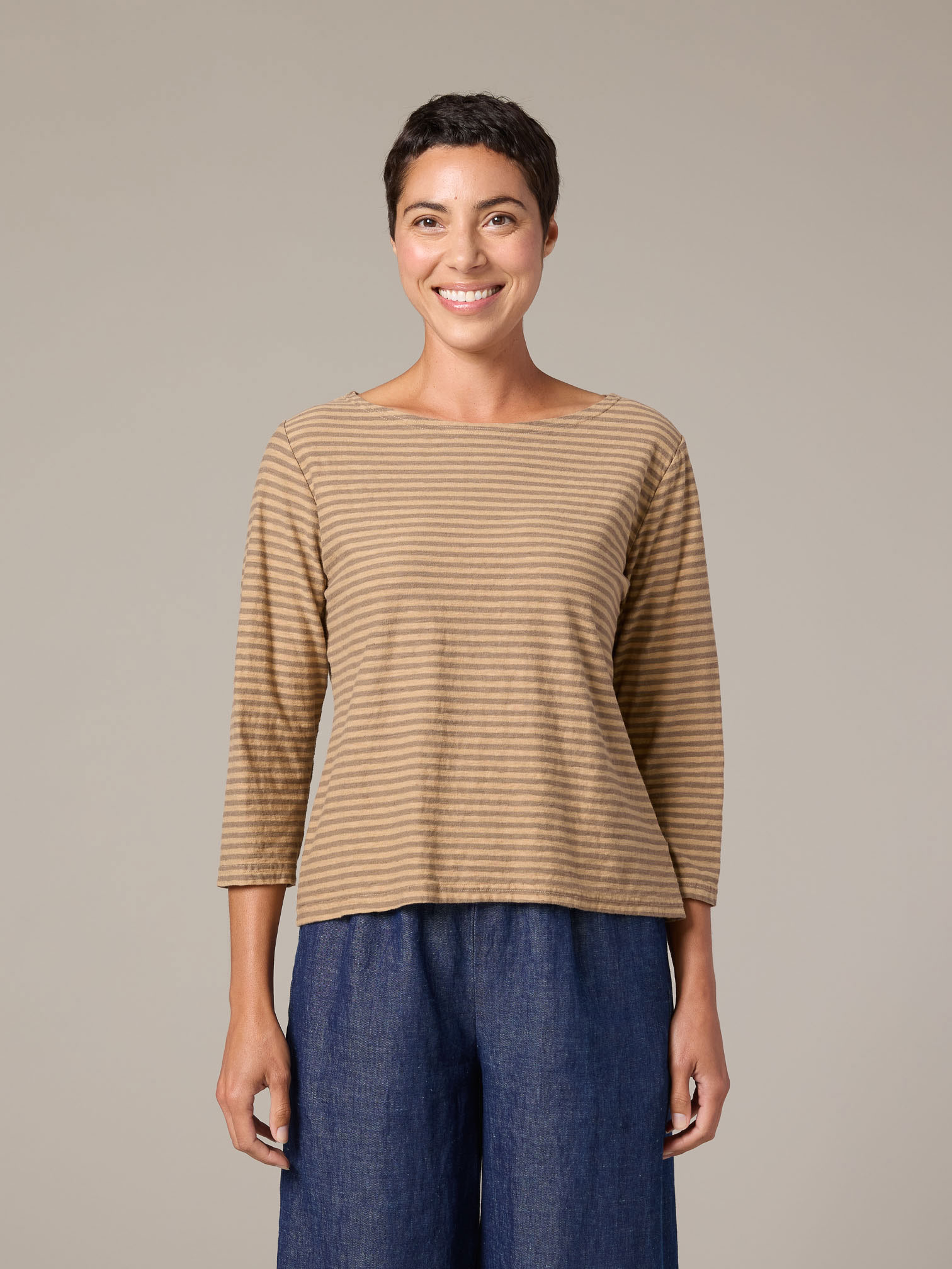 Cut Loose's Striped Boatneck Tee