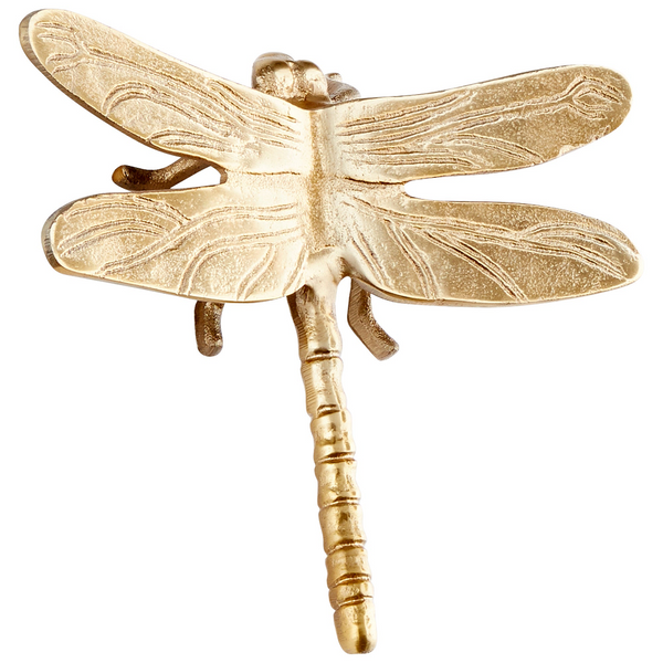 Fluttering Token Dragonfly Gold Wall Decor