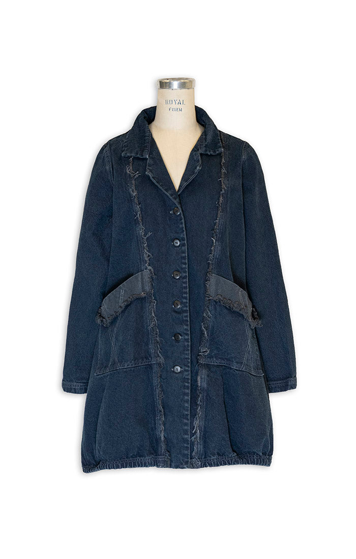 Cynthia Ashby Hinge Denim Jacket in Midnight