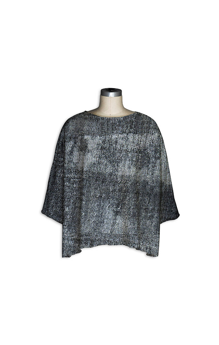 Cynthia Ashby's Sing Sweater in Zinc