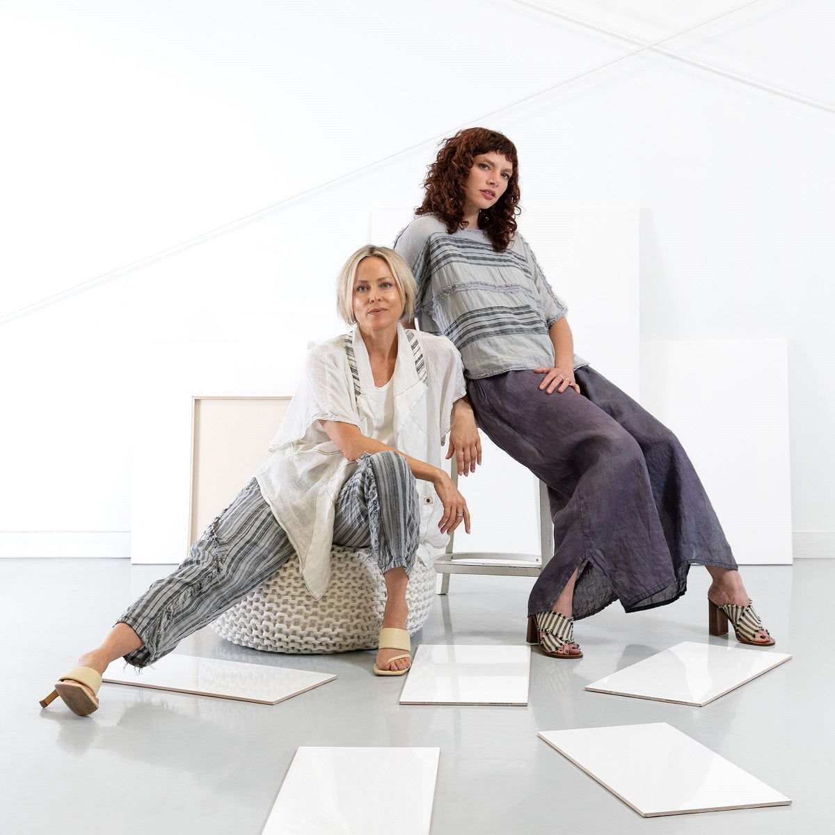 The Ibis Pant from Cynthia Ashby in Iris