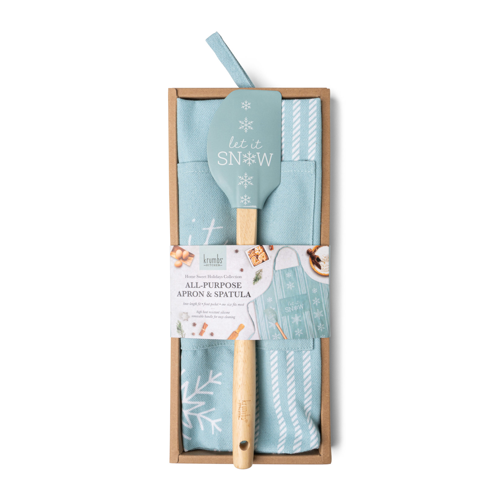 Home Sweet Holidays All-Purpose Apron & Spatula Set