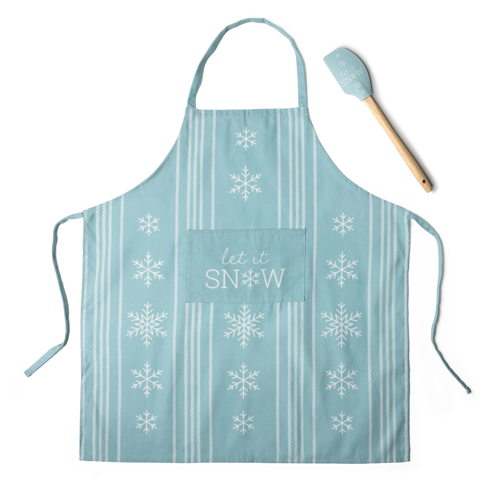 Home Sweet Holidays All-Purpose Apron & Spatula Set