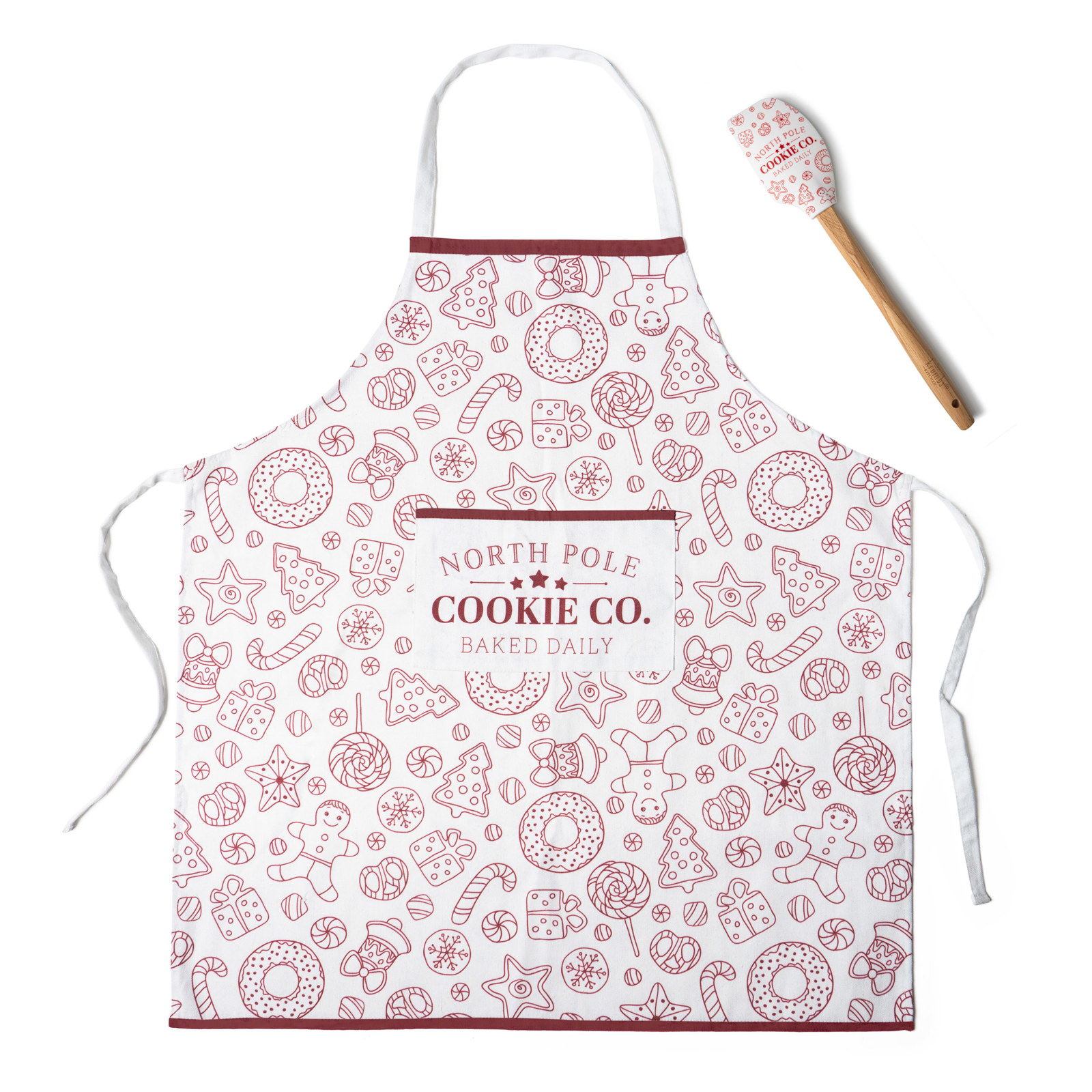 Home Sweet Holidays All-Purpose Apron & Spatula Set