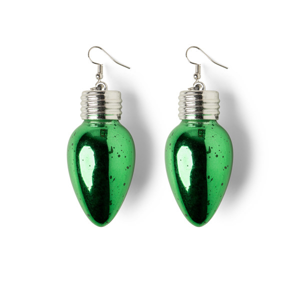 Holiday Frost Bulb Earrings
