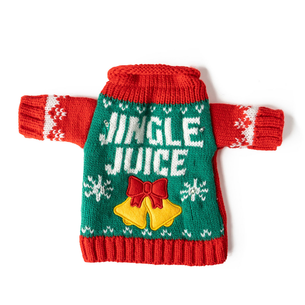 Light-Up Wine & Bottle Sweater