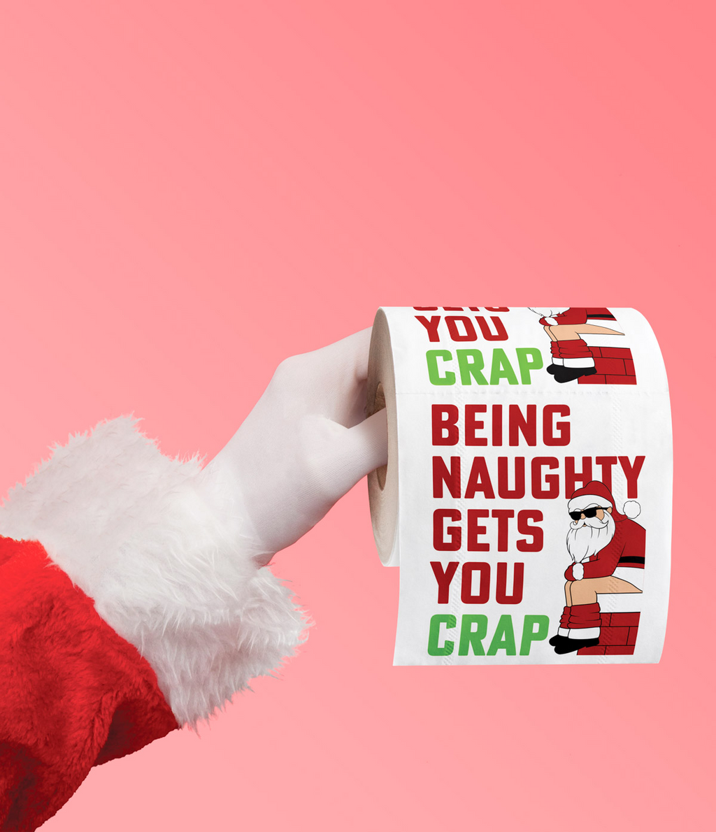 North Pole Plumbing Co. Hilarious Holiday Toilet Paper