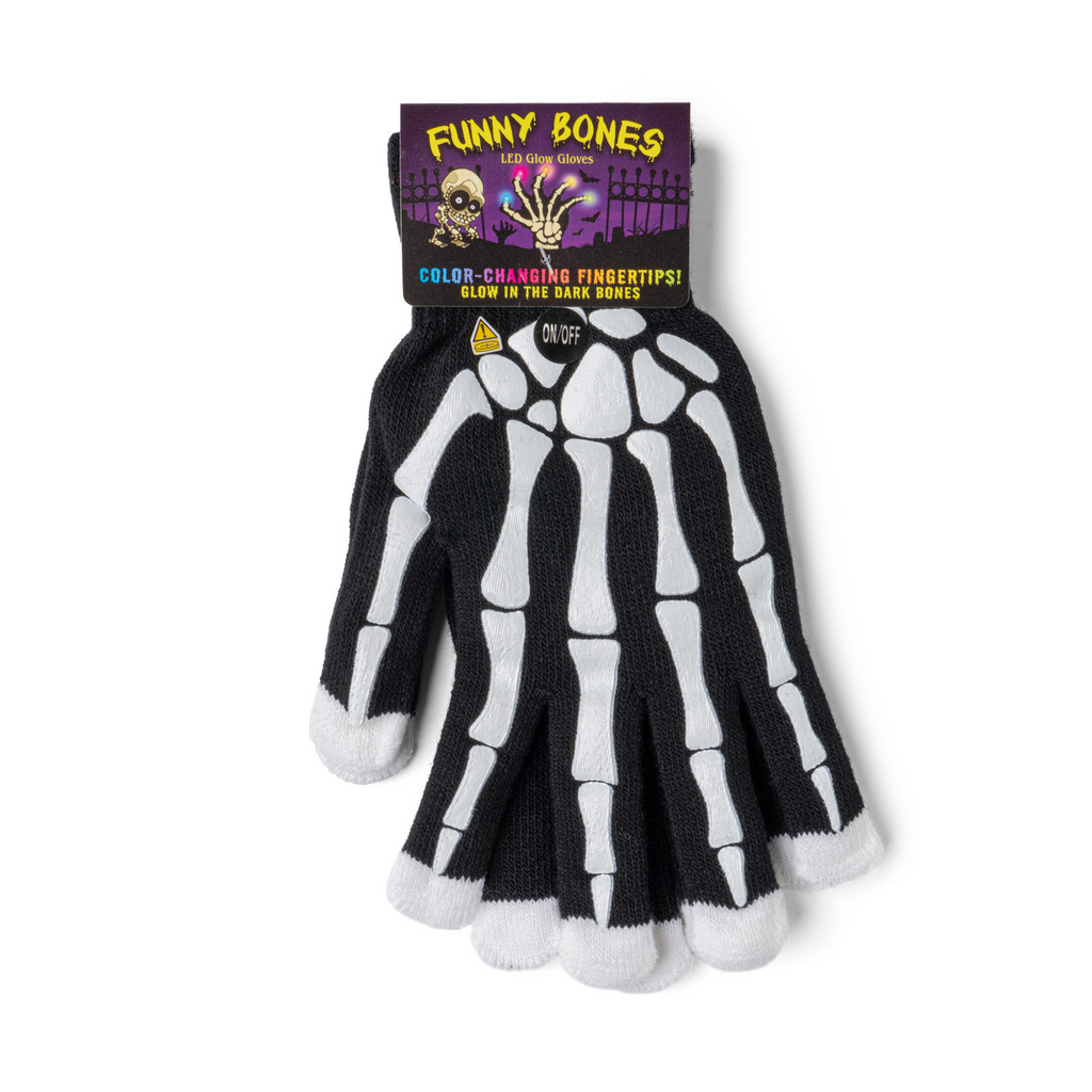Funny Bones Multicolor LED Gloves