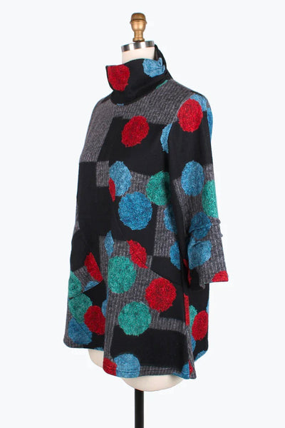 Dots & Stripes Tunic Sweater