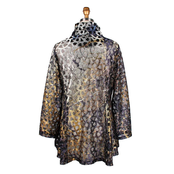 Holographic Scale Mesh Jacket