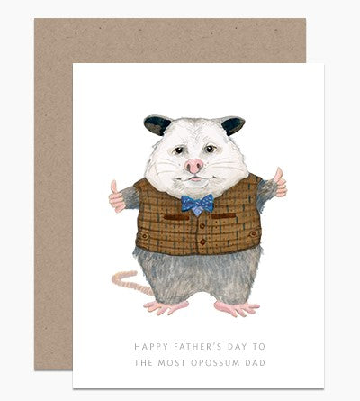 Most Opossum Dad Father's Day Card