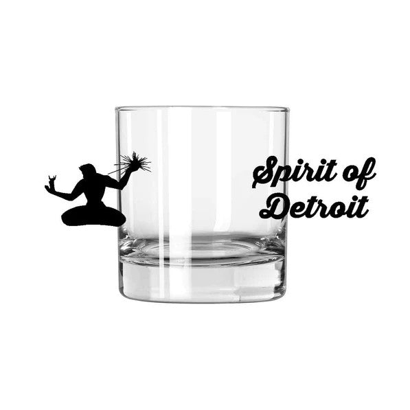 Spirit of Detroit Whiskey Glass