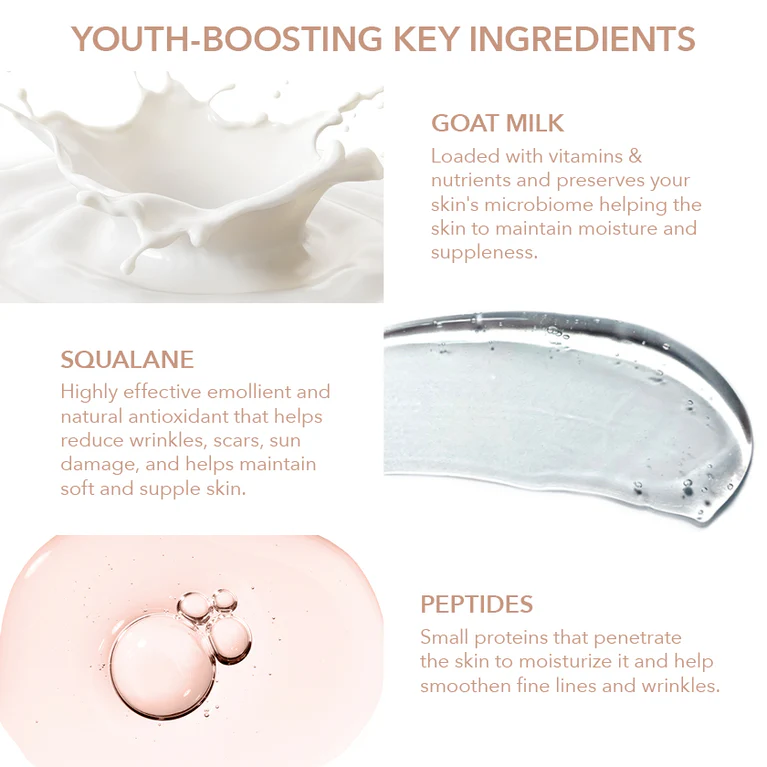 Youth Boosting Goat Milk Hand Cream / Click for Scents