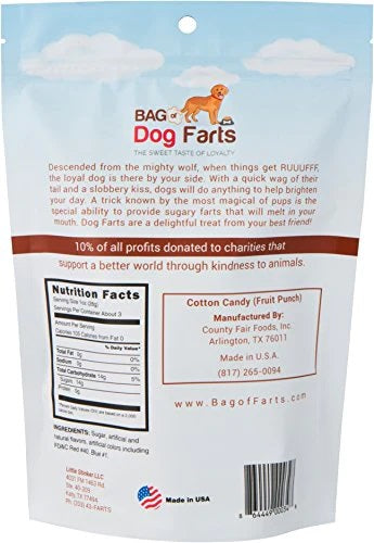 Bag of Dog Farts Cotton Candy