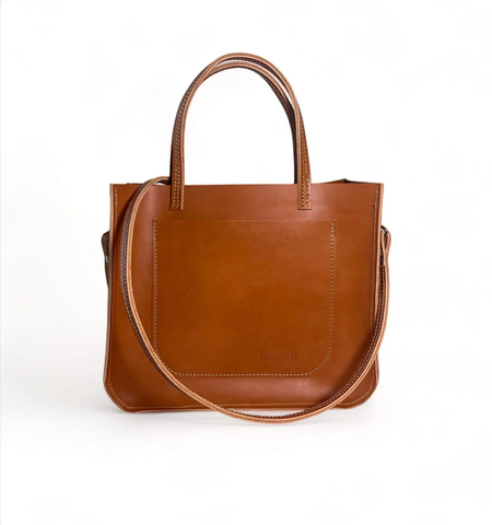 Dominique Bags Fremont Handmade Crossbody Purse in Tan