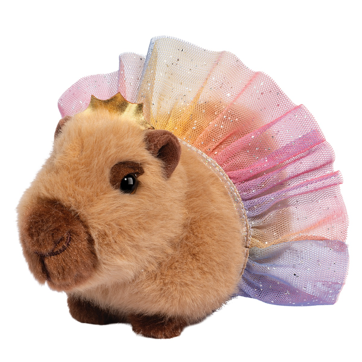 Douglas Toys Capybara Plush with Tutu