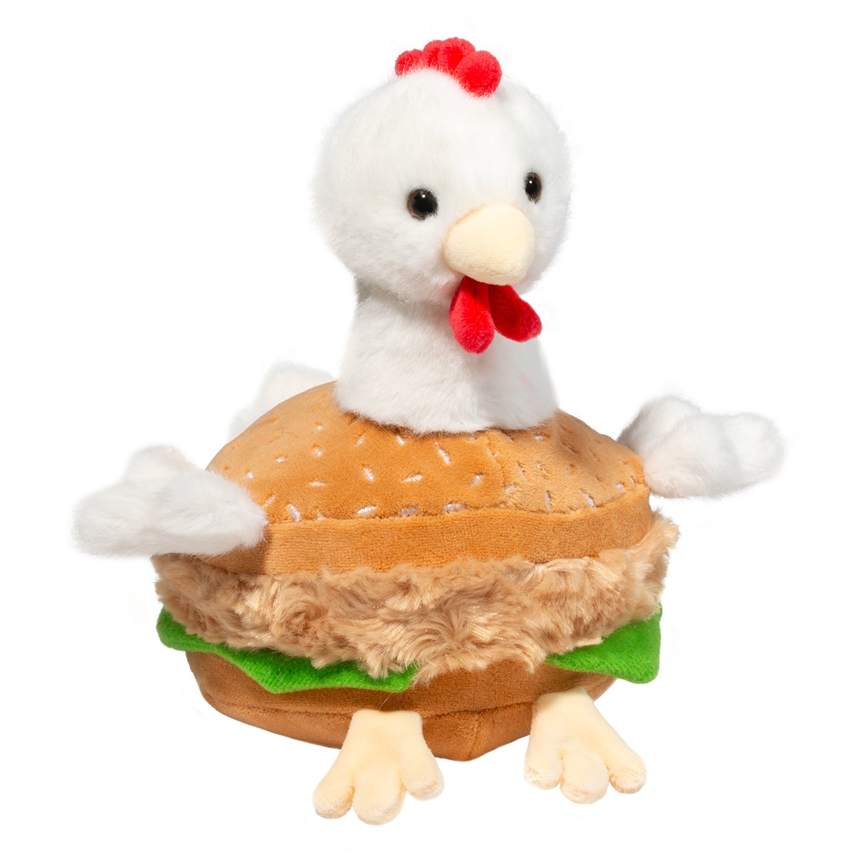 Douglas Toys Chicken Sandwich Foodie Macaroon Plush