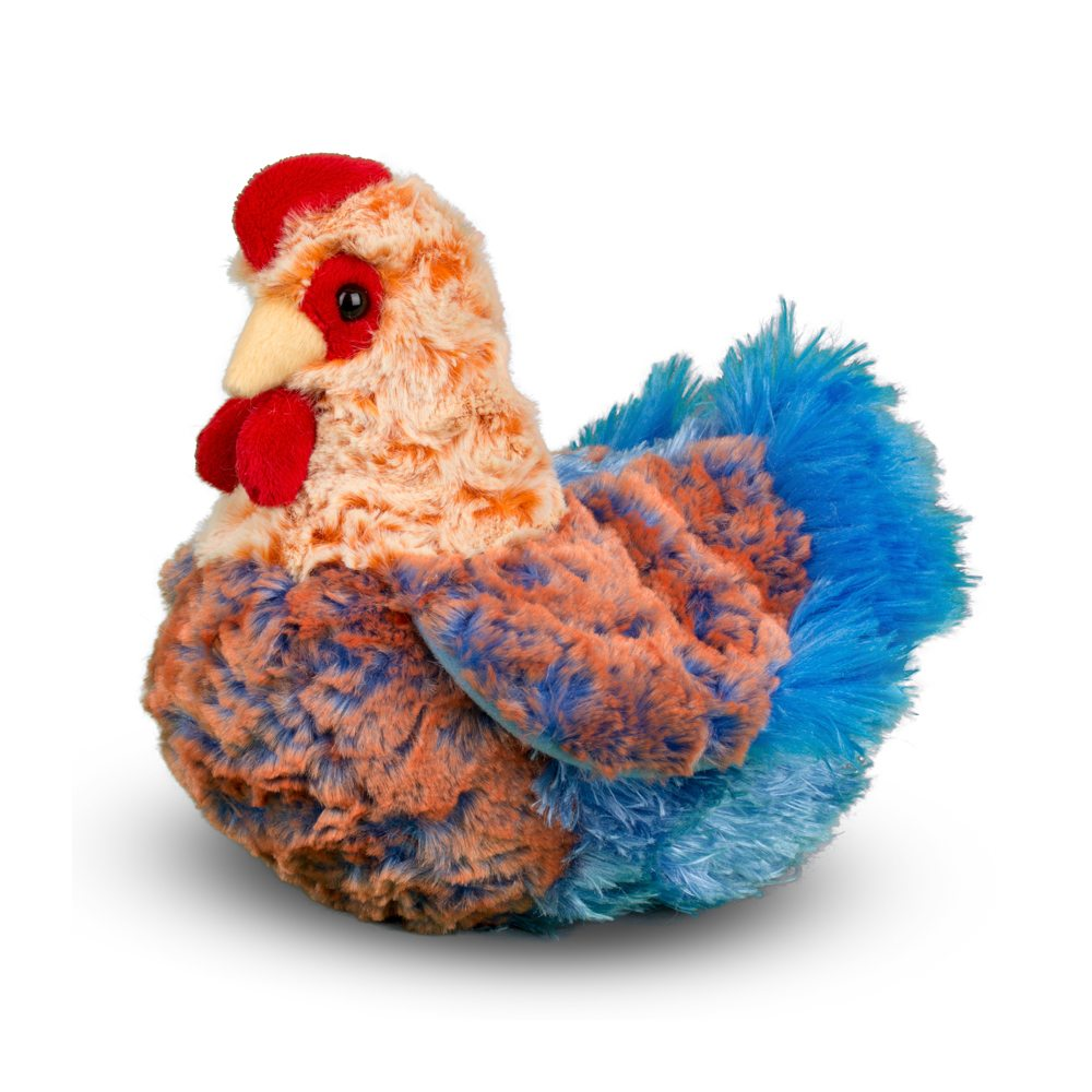 Douglas Toys Henrietta Blue Lace Hen Plush