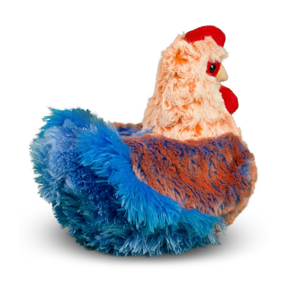 Douglas Toys Henrietta Blue Lace Hen Plush