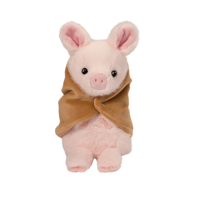 Puff Pig in Blanket Plush