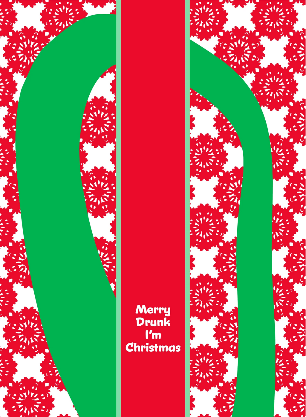 Drinks on Me Christmas Dish Towels