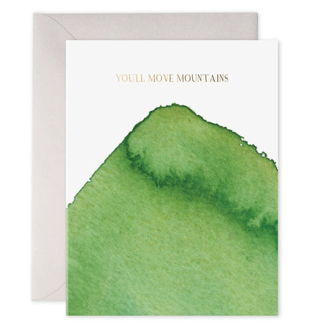 You'll Move Mountains Congratulations Card