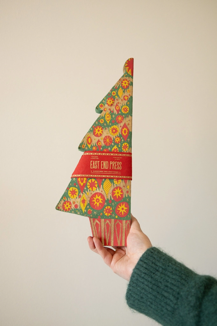 East End Press' Christmas Tree Honeycomb