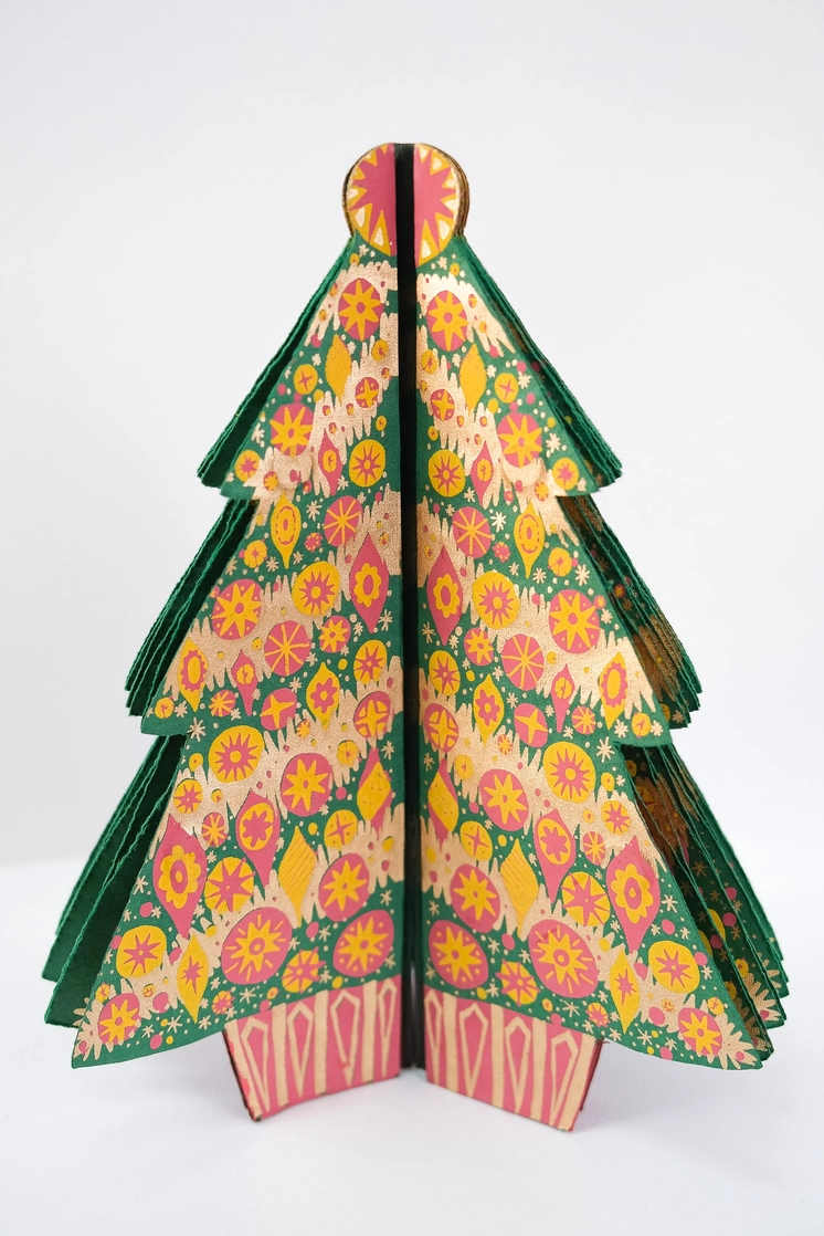 East End Press' Christmas Tree Honeycomb